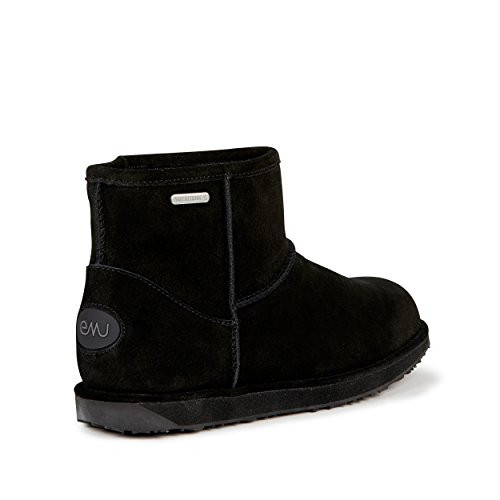 Emu Womens Waterproof Sheepskin Lined Suede Boots S 5 Black