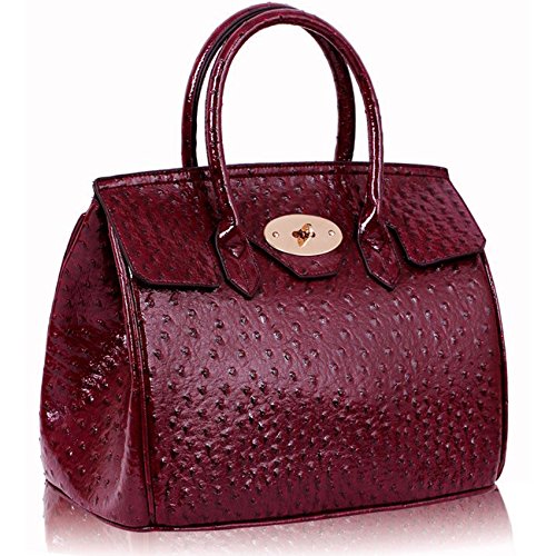 Womens Croc Handbags Ladies Shoulder Bags Designer Leather Celebrity Style Tote