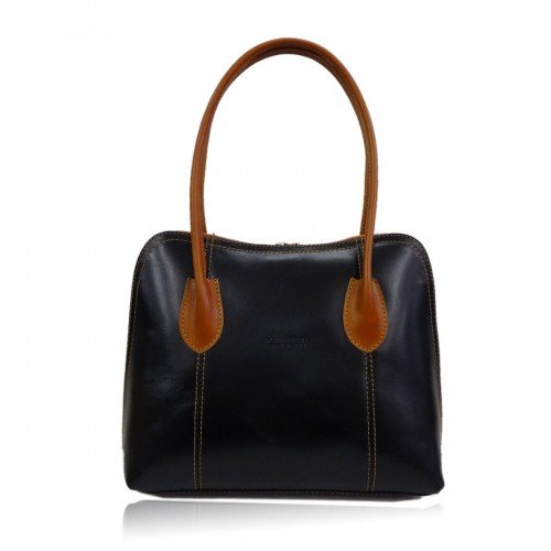 Womens Vera Pelle Genuine Italian Leather Tote Designer Handbags