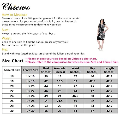 Chicwe® Womens Plus Size Lined Placement Print Sleeveless Dress
