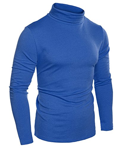 Coofandy Men's Turtleneck Roll Neck Polo Necks Slim Fit Pullover Sweaters