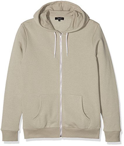 New Look Men's Basic Zip Through Sweatshirt