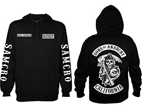 SONS OF ANARCHY REDWOOD ORIGINAL MEN OF MAYHEM REAPER QUALITY DELUXE ...