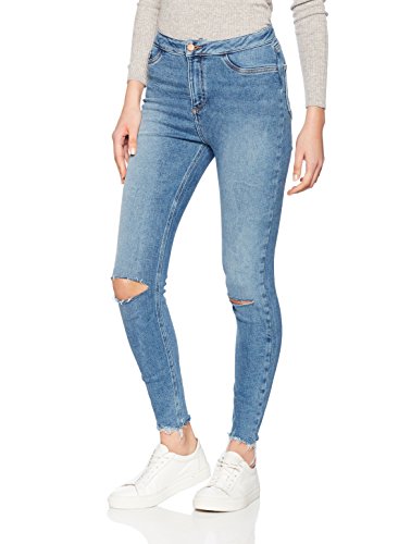 New Look Women's Fray Hem Skinny Jeans