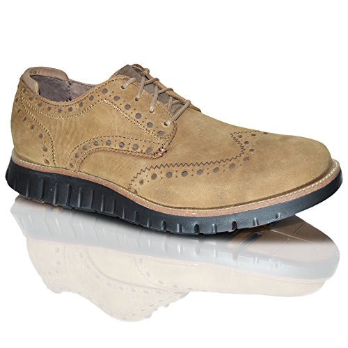 Skechers Mark Nason Mens Brogues Oxford Formal Leather Lace Up Shoes