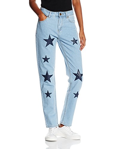 Boohoo Women's Star Print Slim Jeans