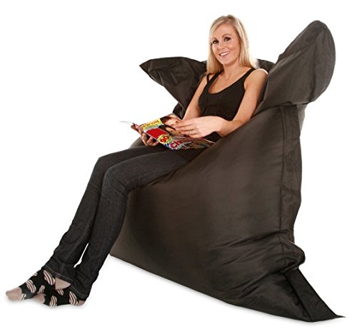 Extra Large Giant Beanbag in Black – XXXL 180x140cm – Fast Dispatch & Free Delivery – Indoor ...