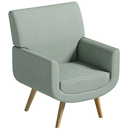 Yves Chair ONLY Sage Green Accent Easy Fabric Armchair