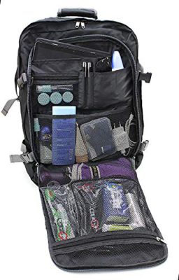 CABIN GO cod. MAX 5520 trolley – Hand luggage backpack/light travel cabin. – 55 x 40 x 20 cm, 44 ...