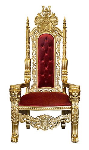 White Star Throne Chair – Wedding Chair – Lion King – Hand carved Wood