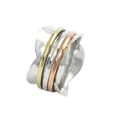 Elegant 925 Sterling Silver Spinner Ring for Women - Anxiety & Meditation Fidget Ring 2 Elegant 925 Sterling Silver Spinner Ring for Women - Anxiety & Meditation Fidget Ring - Image 2