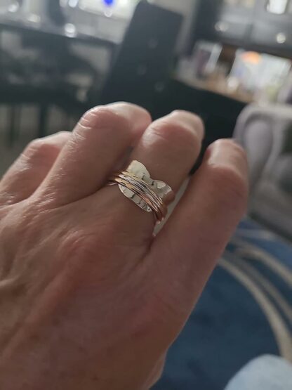 Elegant 925 Sterling Silver Spinner Ring for Women - Anxiety & Meditation Fidget Ring 4 Elegant 925 Sterling Silver Spinner Ring for Women - Anxiety & Meditation Fidget Ring - Image 4