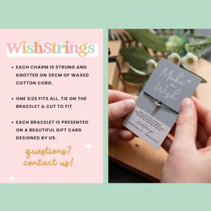 16th Birthday, WishStrings Wish Bracelet on Gift Card | Thoughtful Gift under 5 pound | Make a Wish for sweet 16th, friendship, sentimental jewellery 3 16th Birthday, WishStrings Wish Bracelet on Gift Card | Thoughtful Gift under 5 pound | Make a Wish for sweet 16th, friendship, sentimental jewellery - Image 3