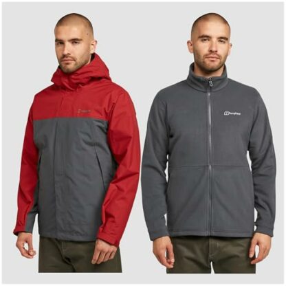 Berghaus Men's Stormcloud Prime 3-in-1 Waterproof Jacket with Adjustable Hood and 2 Zipped Pockets, Men's 3-in-1 Jacket, Men's Raincoat, Walking, Trekking, and Hiking Clothing - Image 3