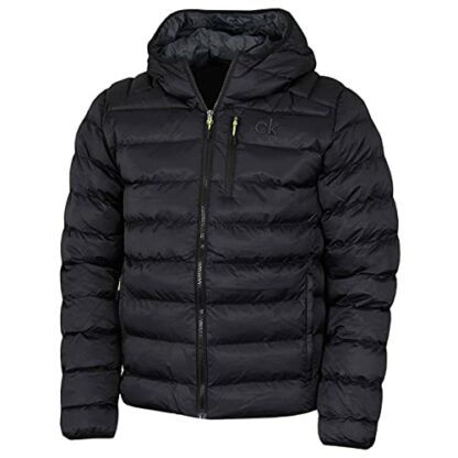 Calvin Klein Mens San Gabriel Woven Jacquard Padded Jacket - Image 2