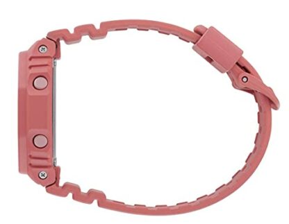 Casio Unisex 46.00mm Quartz Watch with Rose Analogue - Digital dial and Pink Resin Strap GMA-S2100-4A2ER - Image 4