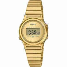Casio Women Digital Quartz Watch with Stainless Steel Strap LA700WEG-9AEF