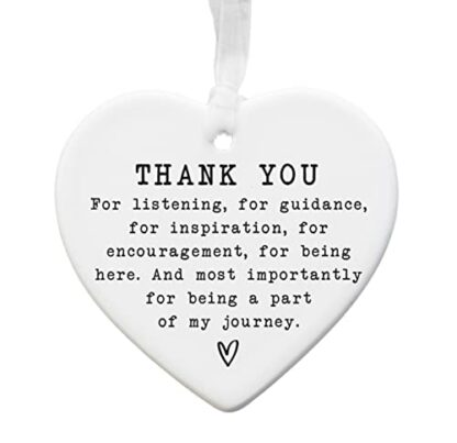 Ceramic Thank You Keepsake Gift Sentimental Gift For Best Friend | Mentor | Family | Female Gift For Her | Friendship Present 2 Ceramic Thank You Keepsake Gift Sentimental Gift For Best Friend | Mentor | Family | Female Gift For Her | Friendship Present - Image 2