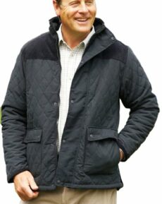 Champion Mens Lewis Country Estate Quilted Fleece Coat