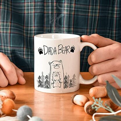 Daddy mug | Dada Bear | Fathers Day Cup presents from daughter or son | gifts for dads birthday | Christmas mugs dad my father or sibling gift | work cup 4 Daddy mug | Dada Bear | Fathers Day Cup presents from daughter or son | gifts for dads birthday | Christmas mugs dad my father or sibling gift | work cup - Image 4