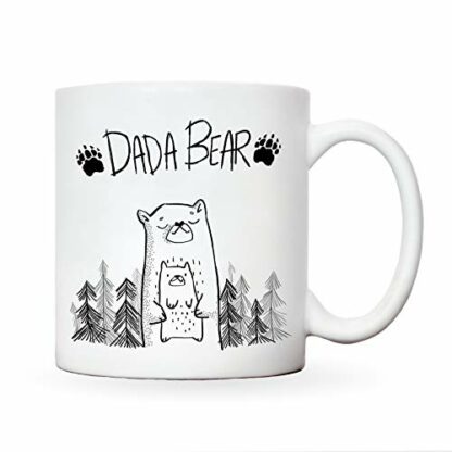 Daddy mug | Dada Bear | Fathers Day Cup presents from daughter or son | gifts for dads birthday | Christmas mugs dad my father or sibling gift | work cup 2 Daddy mug | Dada Bear | Fathers Day Cup presents from daughter or son | gifts for dads birthday | Christmas mugs dad my father or sibling gift | work cup - Image 2