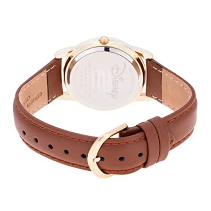 Disney Unisex-Adults Analog Quartz Watch with Leather Strap WDS000765 3 Disney Unisex-Adults Analog Quartz Watch with Leather Strap WDS000765 - Image 3