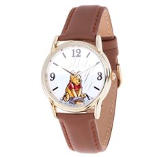Disney Unisex-Adults Analog Quartz Watch with Leather Strap WDS000765