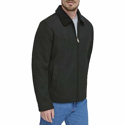 Dockers Men's Logan Wool Blend Open Bottom Bib Jacket Coat 4 Dockers Men's Logan Wool Blend Open Bottom Bib Jacket Coat - Image 4