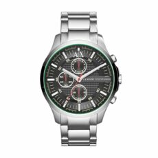 Emporio Armani Men's Hampton Watch, Silver / Steel, One size