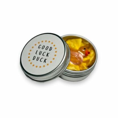 'Good luck duck' gift | Cute minitature plastic duck presented in small tin| perfect good luck gift | random colour duck sent - Image 3