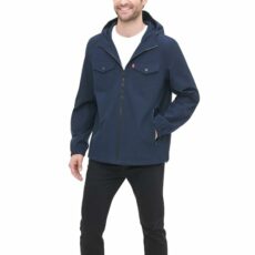 Levi's Men's Arctic Cloth Performance Hooded Rain Jacket