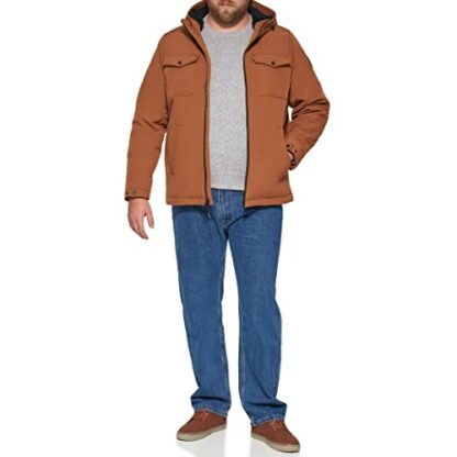 Levi's Men's Soft Shell Hooded Storm Coat (Regular & Big & Tall Sizes) Insulated Jacket - Image 3