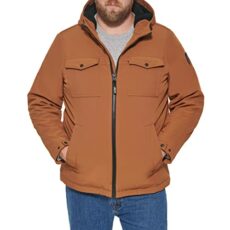 Levi's Men's Soft Shell Hooded Storm Coat (Regular & Big & Tall Sizes) Insulated Jacket