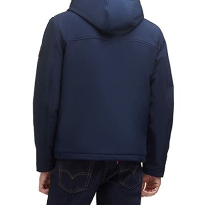 Levi's Men's Soft Shell Two Pocket Sherpa Lined Hooded Trucker Jacket Insulated 3 Levi's Men's Soft Shell Two Pocket Sherpa Lined Hooded Trucker Jacket Insulated - Image 3