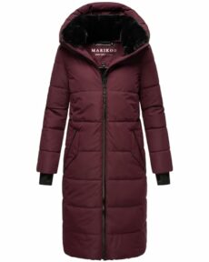 MARIKOO Zuraraa XVI Women's Winter Coat Warm Quilted Coat Long Waterproof with Removable Faux Fur Collar XS-XXL