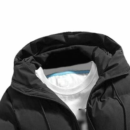 Men's Winter with Hood Puffer Jacket Thicken Insulated Warm Down Coat Windproof Waterproof Hooded Puffy Jackets 3 Men's Winter with Hood Puffer Jacket Thicken Insulated Warm Down Coat Windproof Waterproof Hooded Puffy Jackets - Image 3