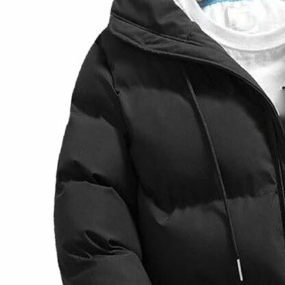 Men's Winter with Hood Puffer Jacket Thicken Insulated Warm Down Coat Windproof Waterproof Hooded Puffy Jackets 4 Men's Winter with Hood Puffer Jacket Thicken Insulated Warm Down Coat Windproof Waterproof Hooded Puffy Jackets - Image 4