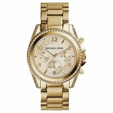 Michael Kors Women's Watch BLAIR, 39mm Case Size, Quartz Chronograph Movement, Stainless Steel Strap