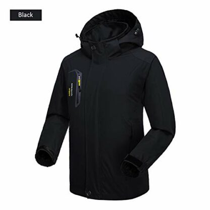 Naudamp Men's Outdoor Waterproof Jacket Lightweight Softshell Rain Coat Climbing Hiking Clothes Mountain Multi-Pockets Windbreaker - Image 3