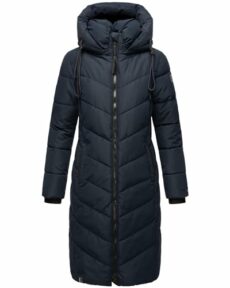 Navahoo Sahnekatzii XIV Women's Winter Coat Warm Quilted Coat Long with Removable Hood XS-XXL