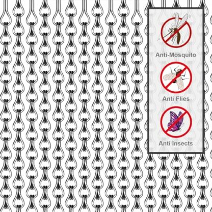 OGORI Aluminium Fly Insect Chain Screens curtain for doors - Image 4