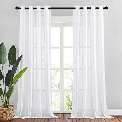PONY DANCE Gradient Printed Voile Curtains 2 PONY DANCE Gradient Printed Voile Curtains - Image 2