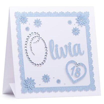 Personalised 21st Birthday Card for Her - 60th Birthday Card Daughter - Granddaughter Birthday card Personalised - Image 3
