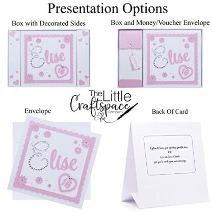 Personalised 21st Birthday Card for Her - 60th Birthday Card Daughter - Granddaughter Birthday card Personalised - Image 4