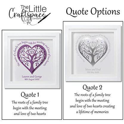 Personalised 25th Anniversary Gift For Couple - 50th Wedding Anniversary Gifts For Couple - Any Anniversary 3 Personalised 25th Anniversary Gift For Couple - 50th Wedding Anniversary Gifts For Couple - Any Anniversary - Image 3