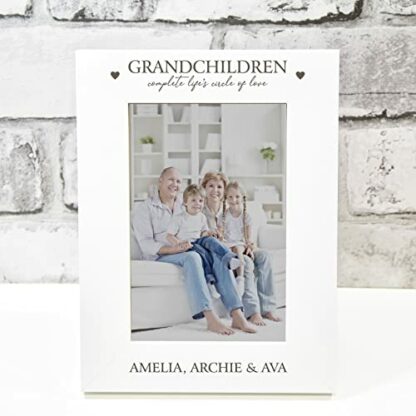 Personalised Engraved Grandchildren Photo Frame Birthday Gift 4 Personalised Engraved Grandchildren Photo Frame Birthday Gift - Image 4