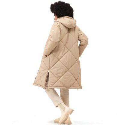 Regatta Womens Cambrie Quilted Warm Winter Long Padded Jacket Coat - Image 3