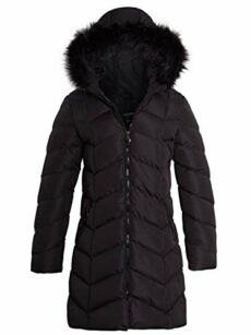 SS7 Womens Puffer Coat Padded Mid Length Parka Jacket