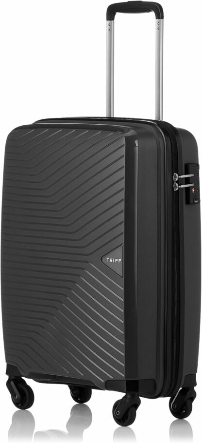 Tripp Chic Black Cabin Suitcase 55x39x20cm 2 Unfold Tripp Chic Black Cabin Suitcase 55x39x20cm