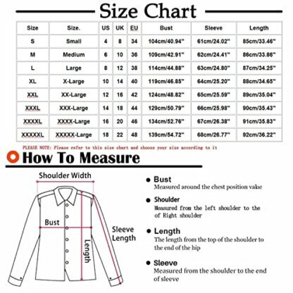 Women Coats Winter Sale Plus Size Ladies Christmas Digital Printing Casual Long-sleeved Cardigan 2022 Casual Overcoats Long Sleeve Cardigans Jacket Coats Outerwear Fall Clothes Outfits Sweatshirts - Image 4